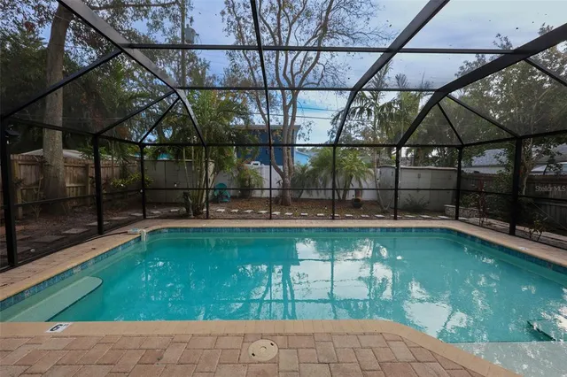 a view of a swimming pool