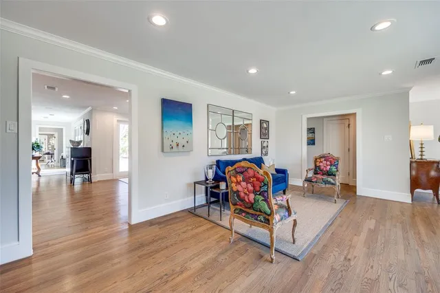 a view of a living room