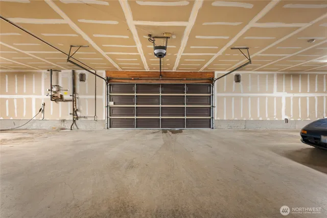 a view of a car garage