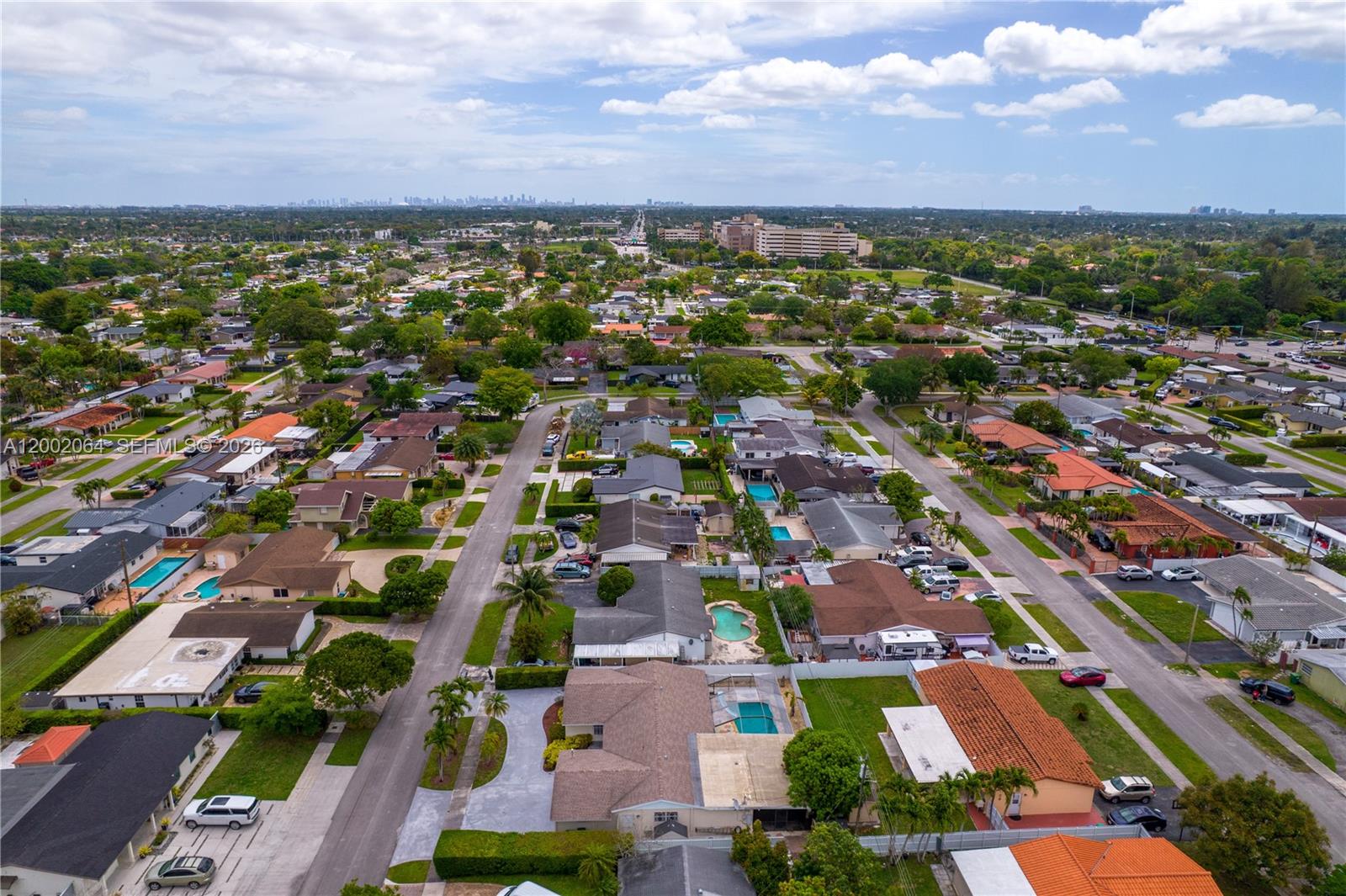 12310 Southwest 39th Terrace Miami, FL 33175 - Photo 32 of 42 an aerial view of residential houses with outdoor space