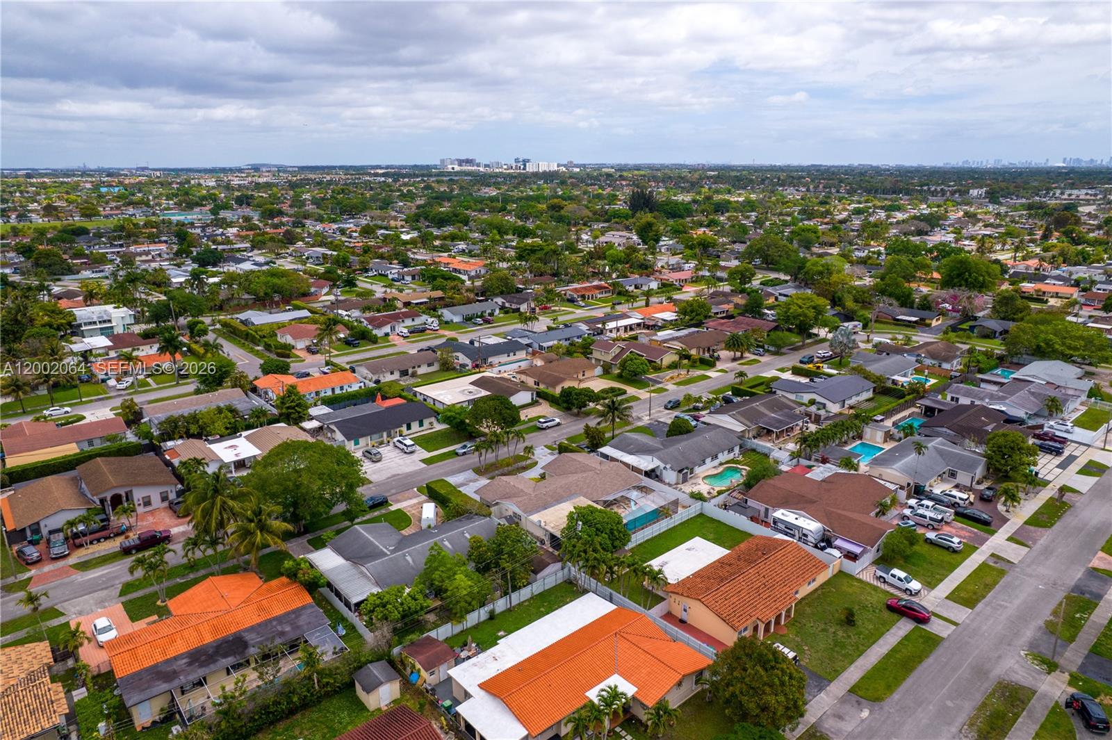 12310 Southwest 39th Terrace Miami, FL 33175 - Photo 33 of 42 an aerial view of residential houses with outdoor space