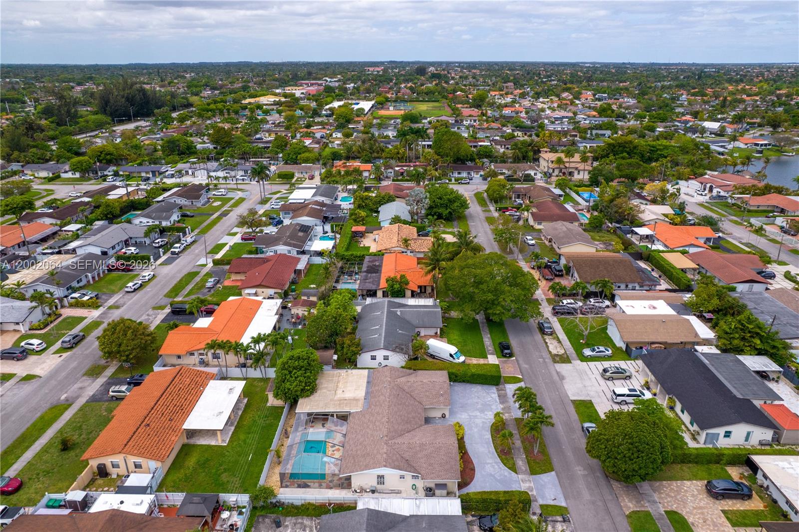 12310 Southwest 39th Terrace Miami, FL 33175 - Photo 36 of 42 an aerial view of residential houses with outdoor space
