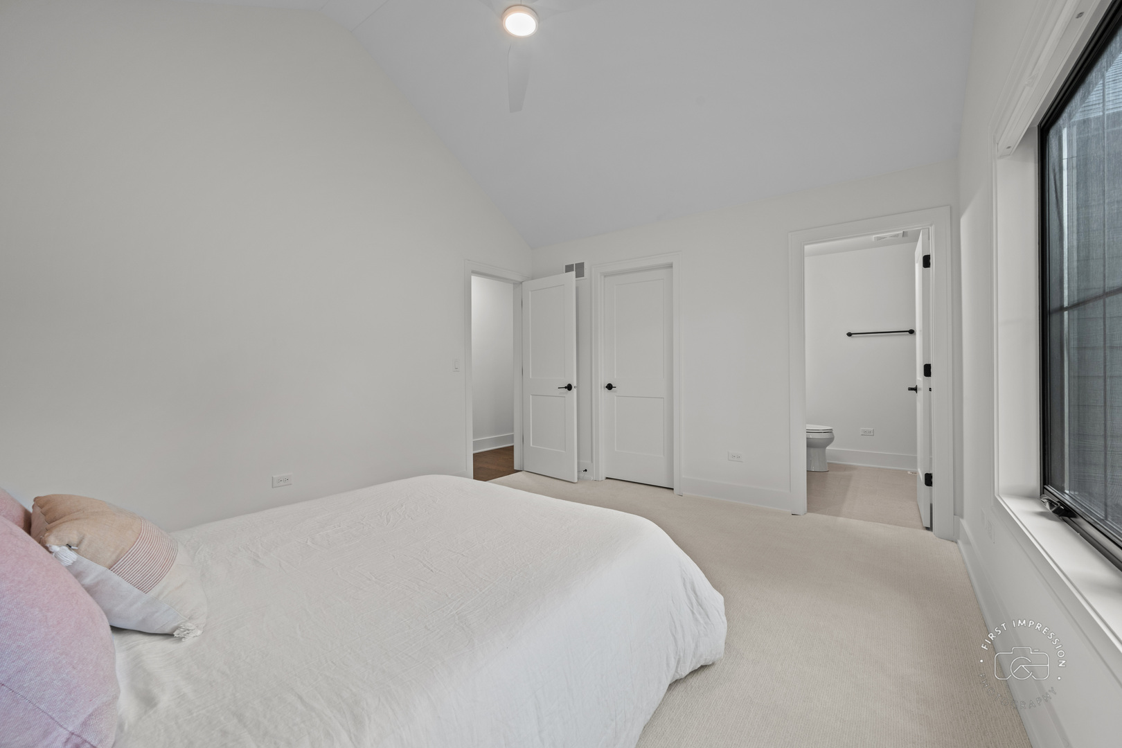 328 South Loomis Street Naperville, IL 60540 - Photo 28 of 47 a view of a bedroom with a bed and a tv