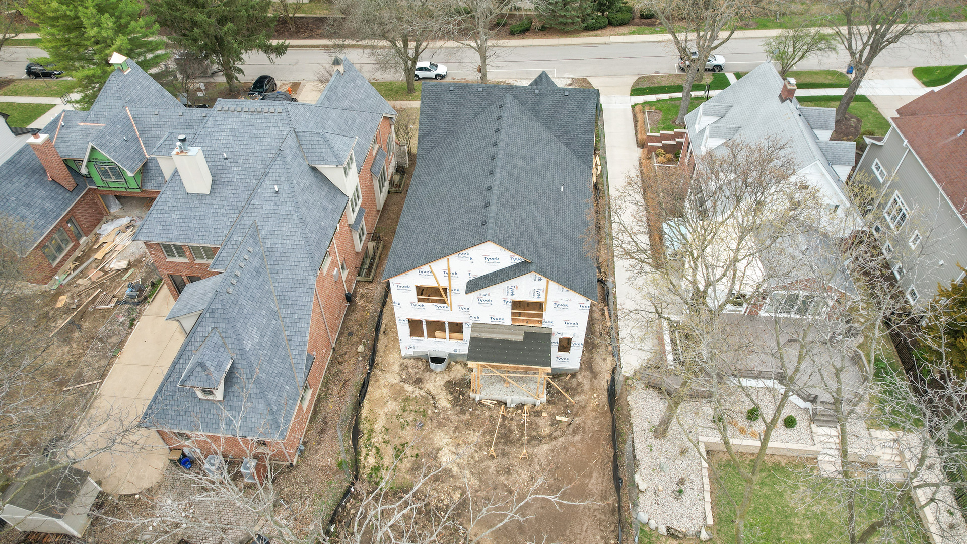 328 South Loomis Street Naperville, IL 60540 - Photo 42 of 47 an aerial view of houses with outdoor space