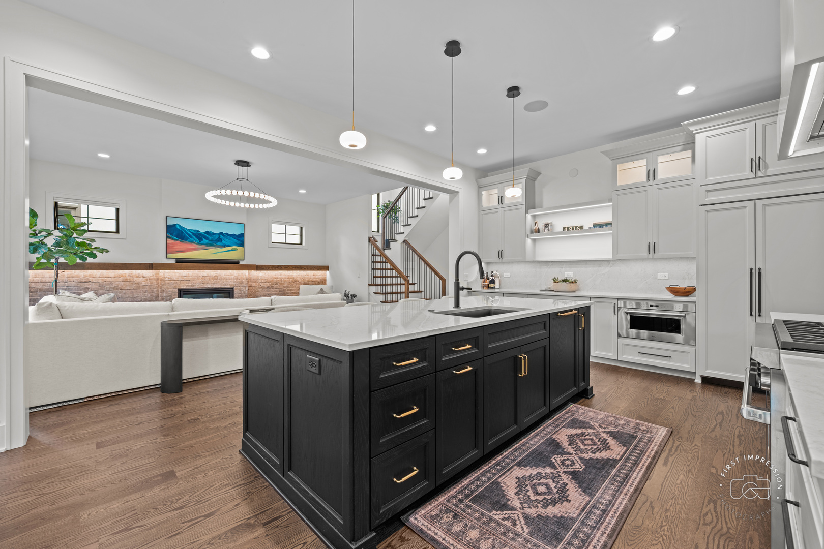 328 South Loomis Street Naperville, IL 60540 - Photo 10 of 47 a kitchen with stainless steel appliances granite countertop a sink a stove and a refrigerator