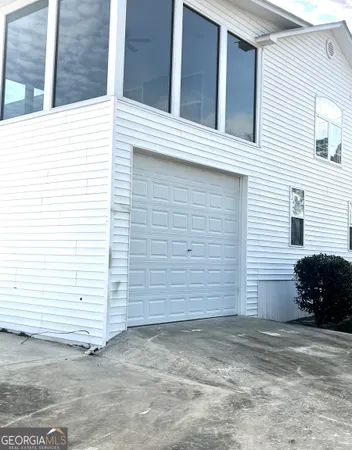 a side view of a house
