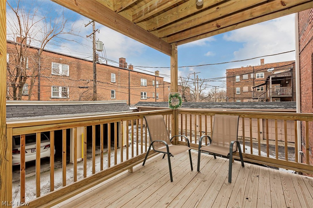 2116 Surrey Road, Unit 2 Cleveland, OH 44106 - Photo 24 of 27 Spacious porch and outdoor space near back door