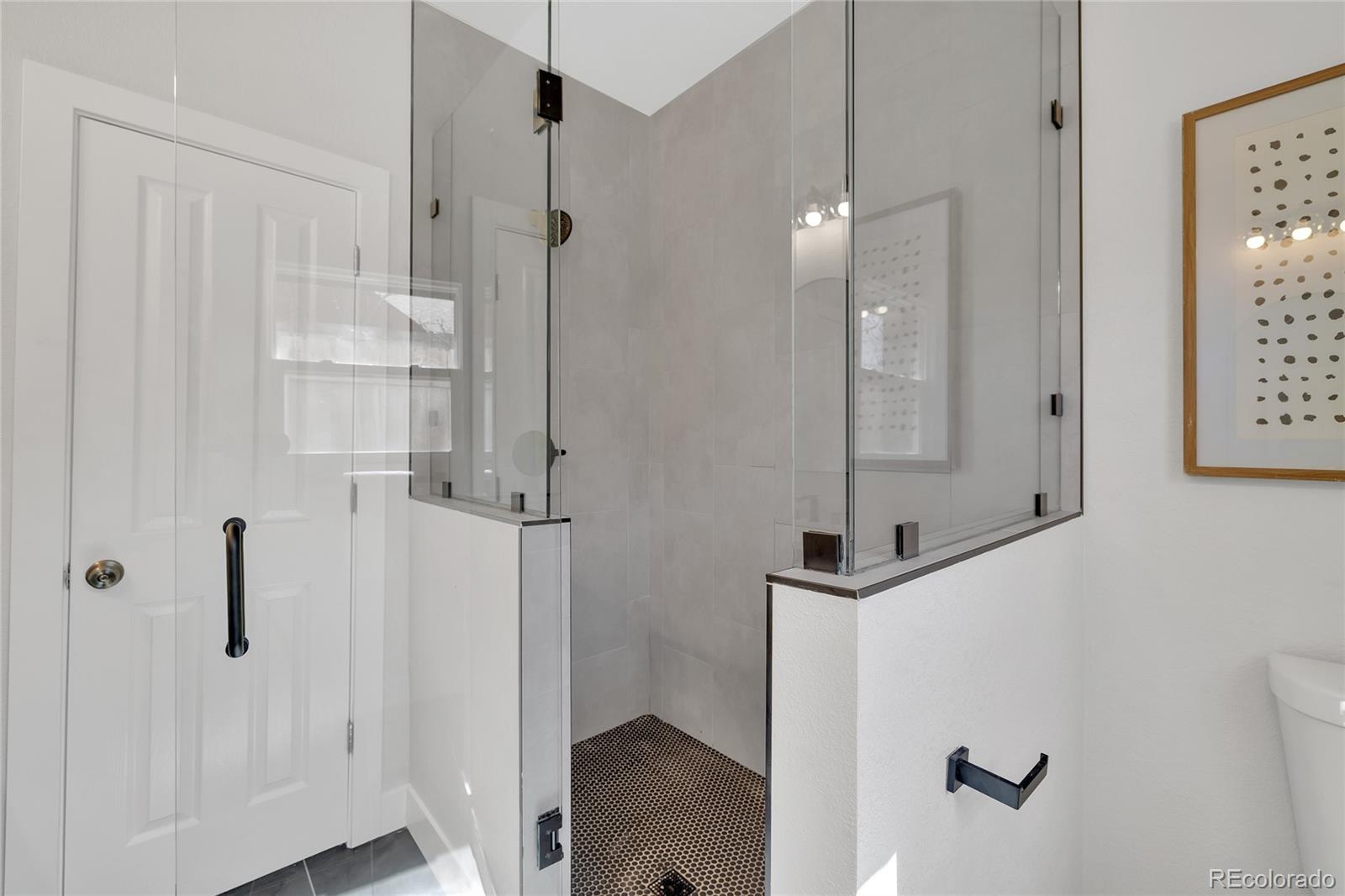 3512 High Street Denver, CO 80205 - Photo 17 of 33 a bathroom with a shower