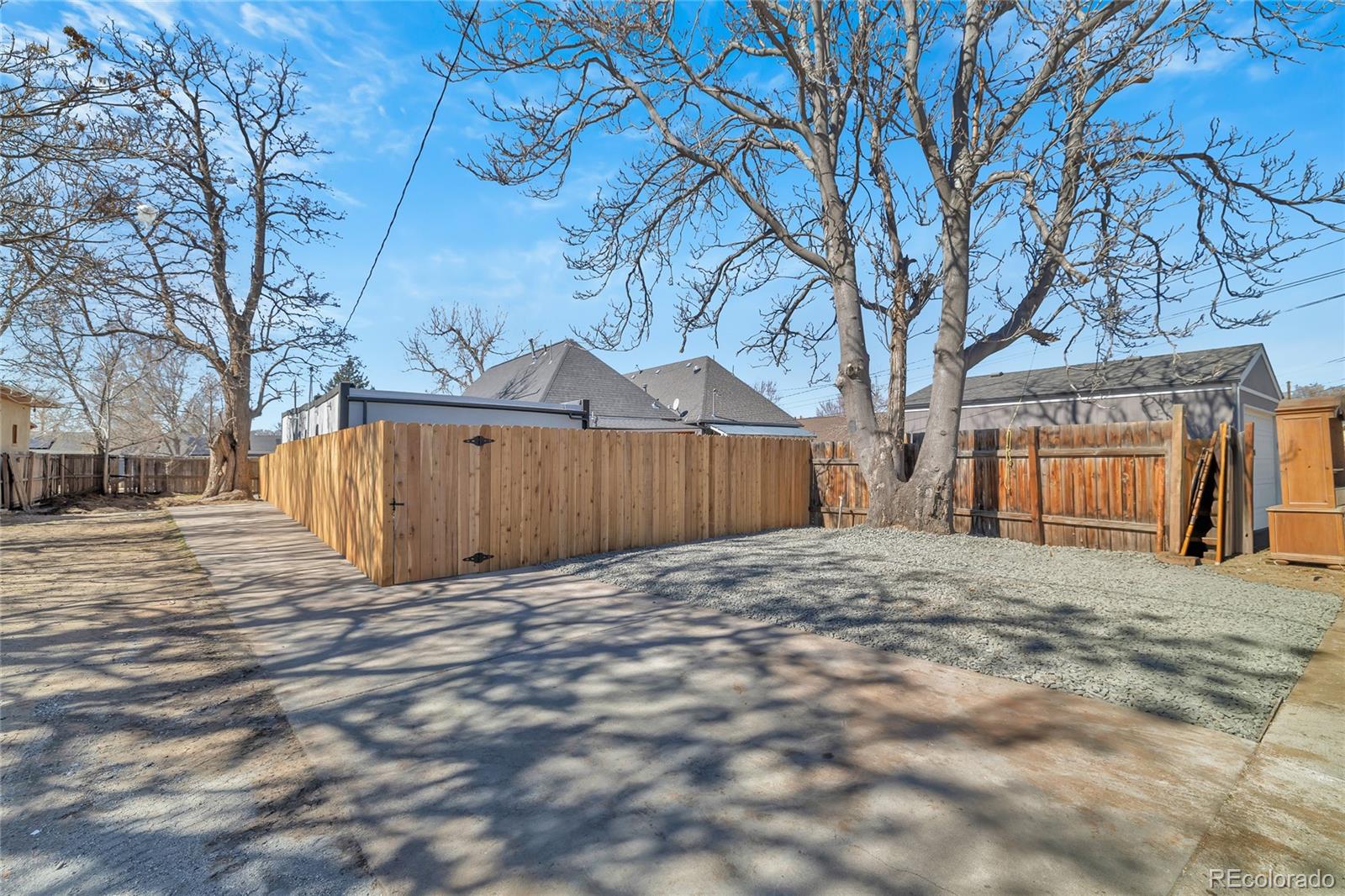 3512 High Street Denver, CO 80205 - Photo 30 of 33 a view of a backyard with a house
