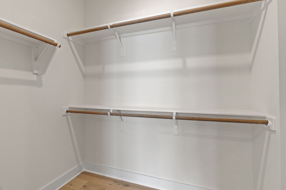 6312 Stockman Drive, Unit 6 Austin, TX 78747 - Photo 27 of 35 a view of a room with racks on the wall