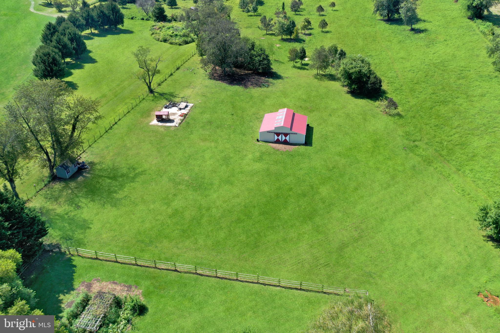 760 Gilbert Road Aberdeen, MD 21001 - Photo 44 of 50 Aerial View - Barn & Storage Shed