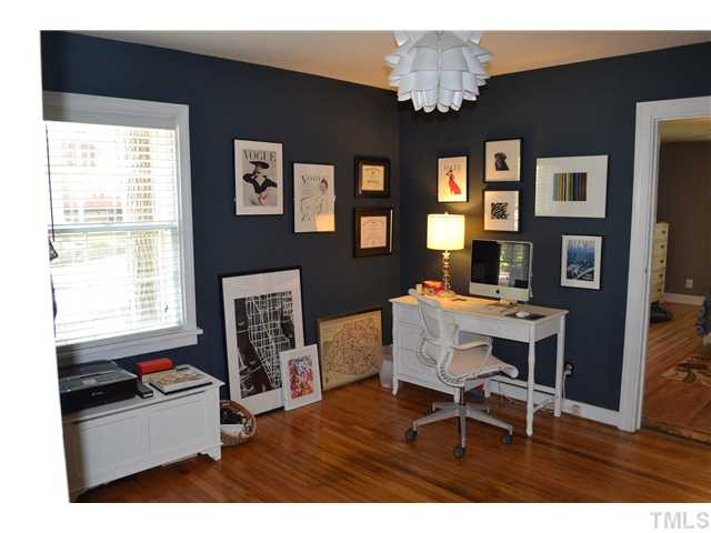 309 Glascock Street Raleigh, NC 27604 - Photo 14 of 23 bedroom 2 being used as an office