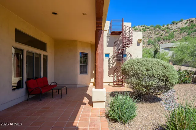 front view of a house with a street