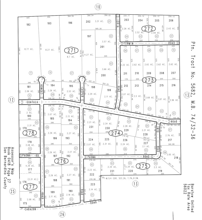 0 Near Caspar Road Apple Valley, CA 92307 - Photo 6 of 7 a black and white photo of a picture