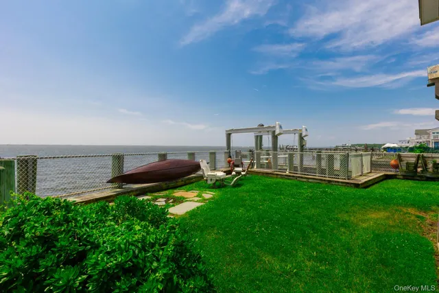a view of balcony with two chairs