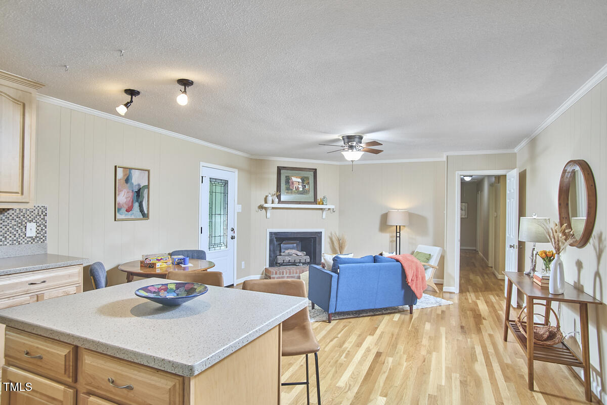 5319 Memory Lane Durham, NC 27712 - Photo 12 of 29 a view of a livingroom with furniture and a fireplace