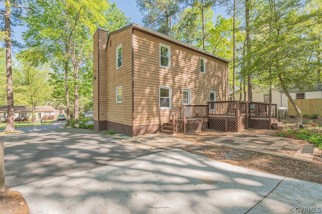 613 Marbleridge Road North Chesterfield, VA 23236 - Photo 5 of 34 Rear view from garage.