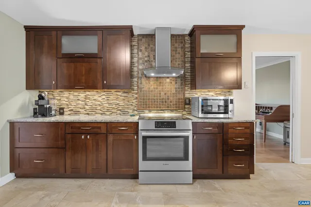 a living room with fireplace furniture and a flat screen tv