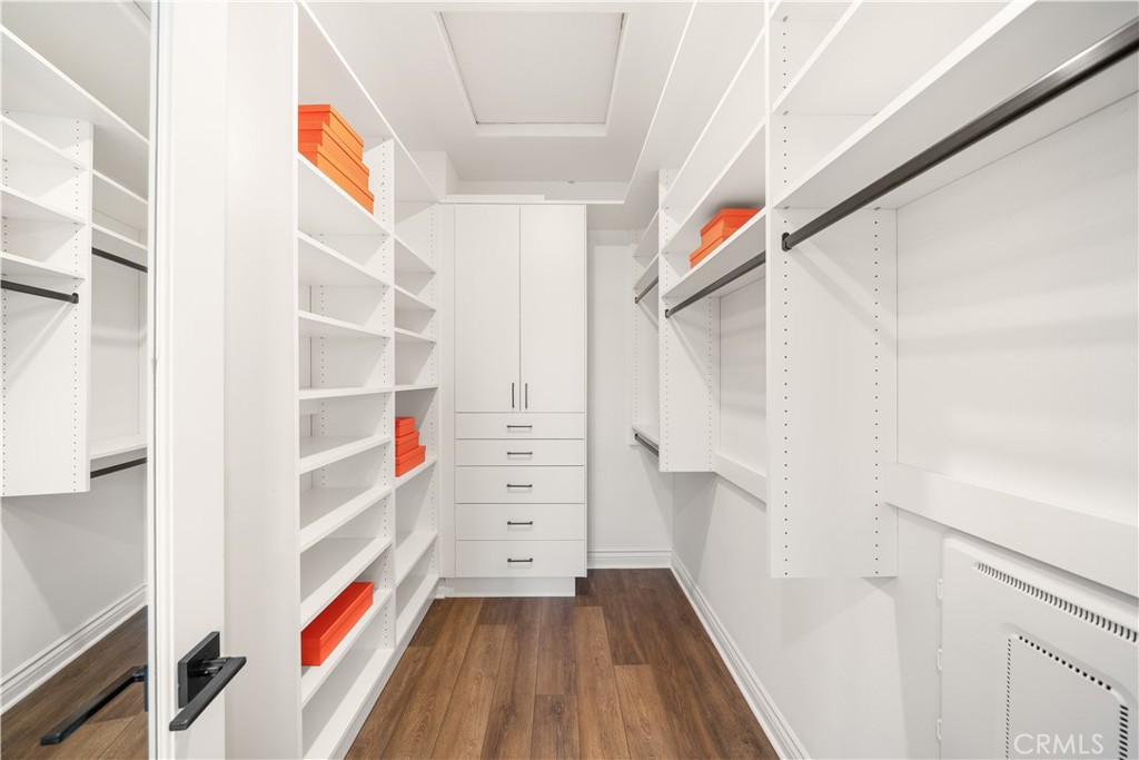 143 Ceremony Irvine, CA 92618 - Photo 52 of 74 a view of walk in closet with empty racks