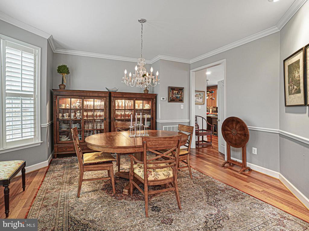 Formal dining space perfect for dinner parties.