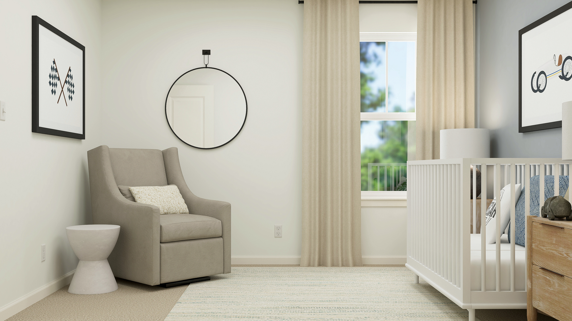 4244 Meadowridge Road Woodstock, IL 60098 - Photo 15 of 20 a living room with furniture a window and a lamp