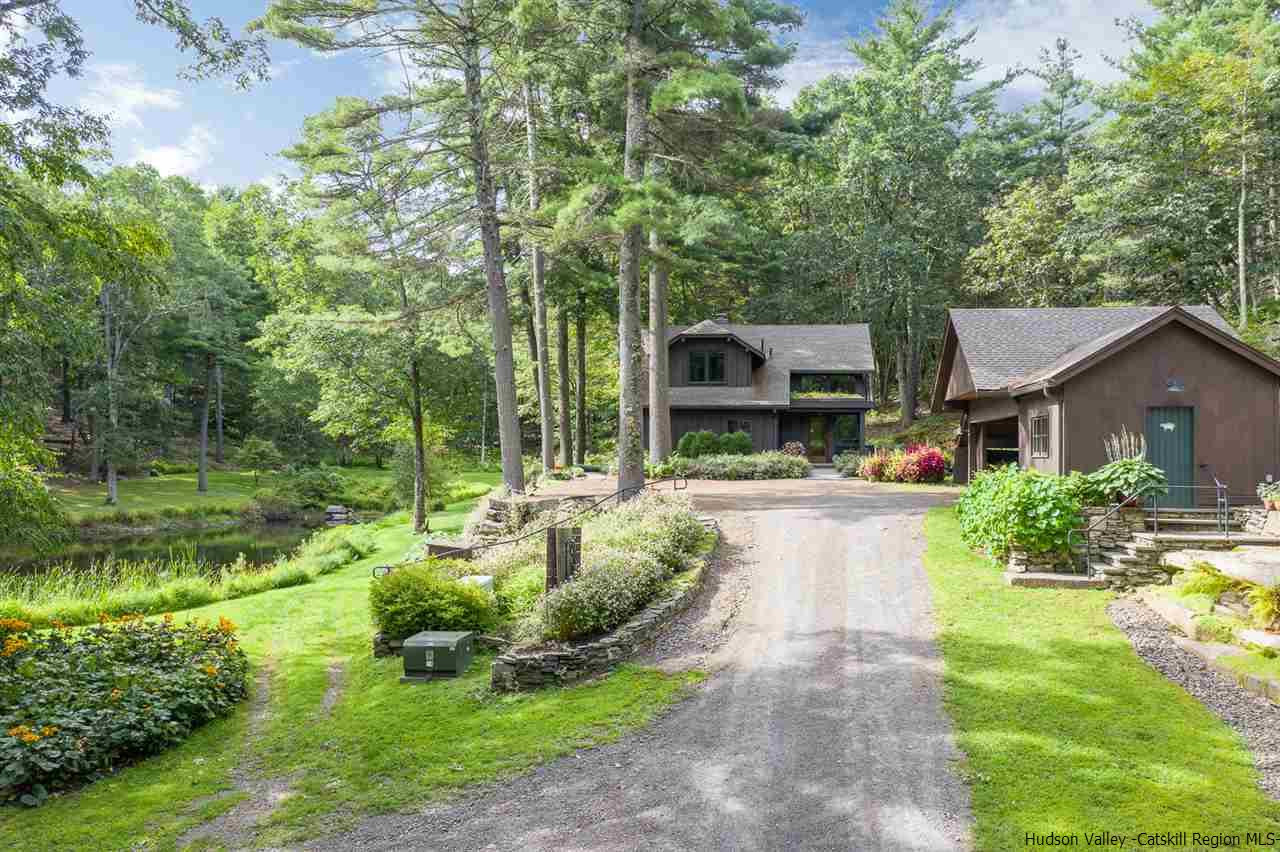 45 Pratt Road Stone Ridge, NY 12484 - Photo 5 of 35 a view of a house with backyard and sitting area