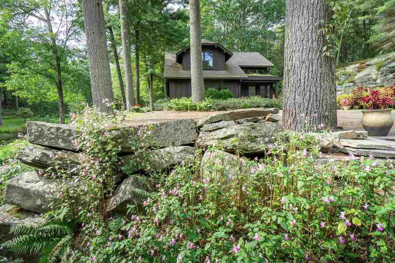 45 Pratt Road Stone Ridge, NY 12484 - Photo 10 of 35 a view of a house with a yard and large trees