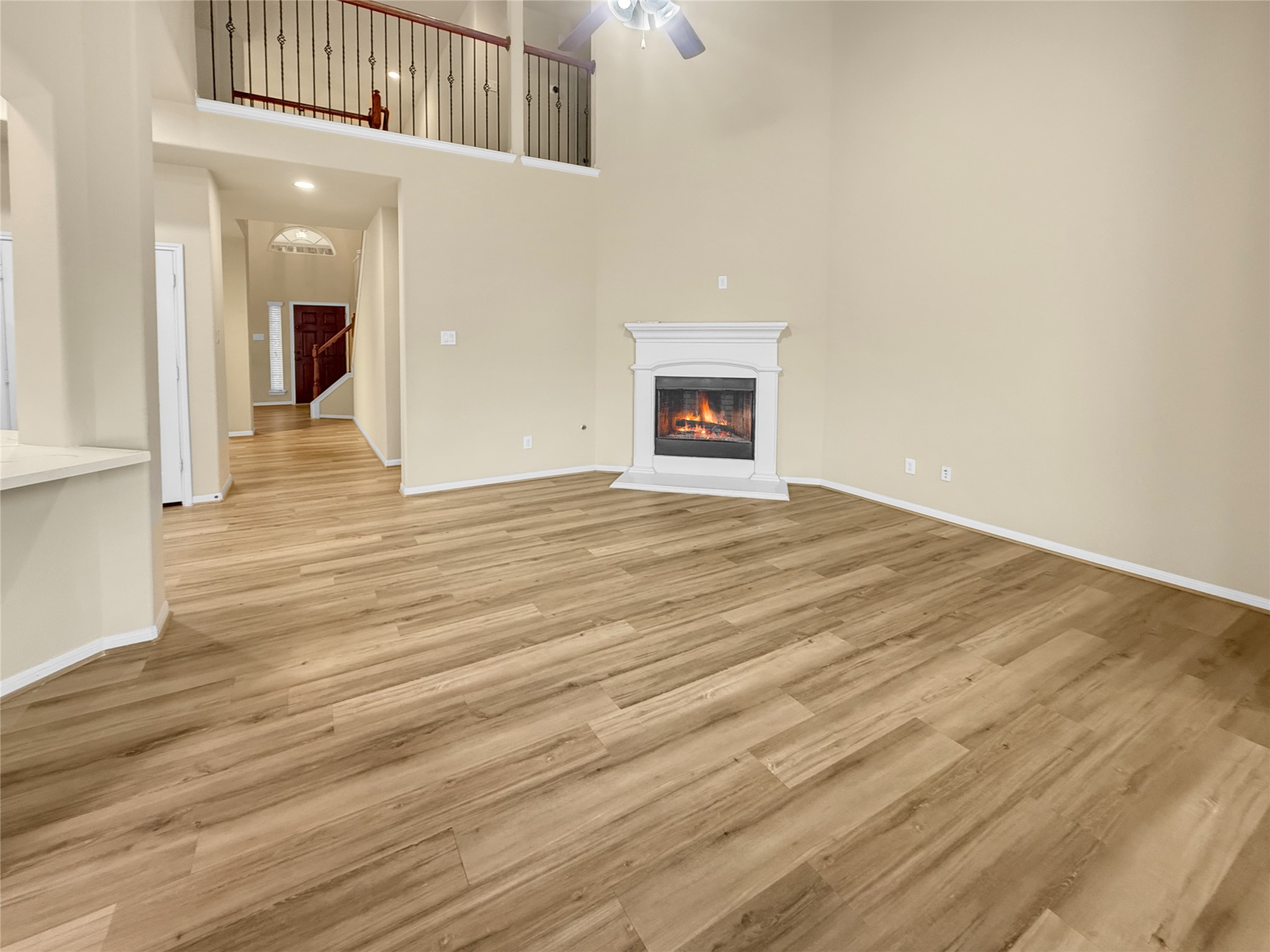 34 Hearthwick Road Tomball, TX 77375 - Photo 12 of 32 Amazing living space with a cozy fireplace
