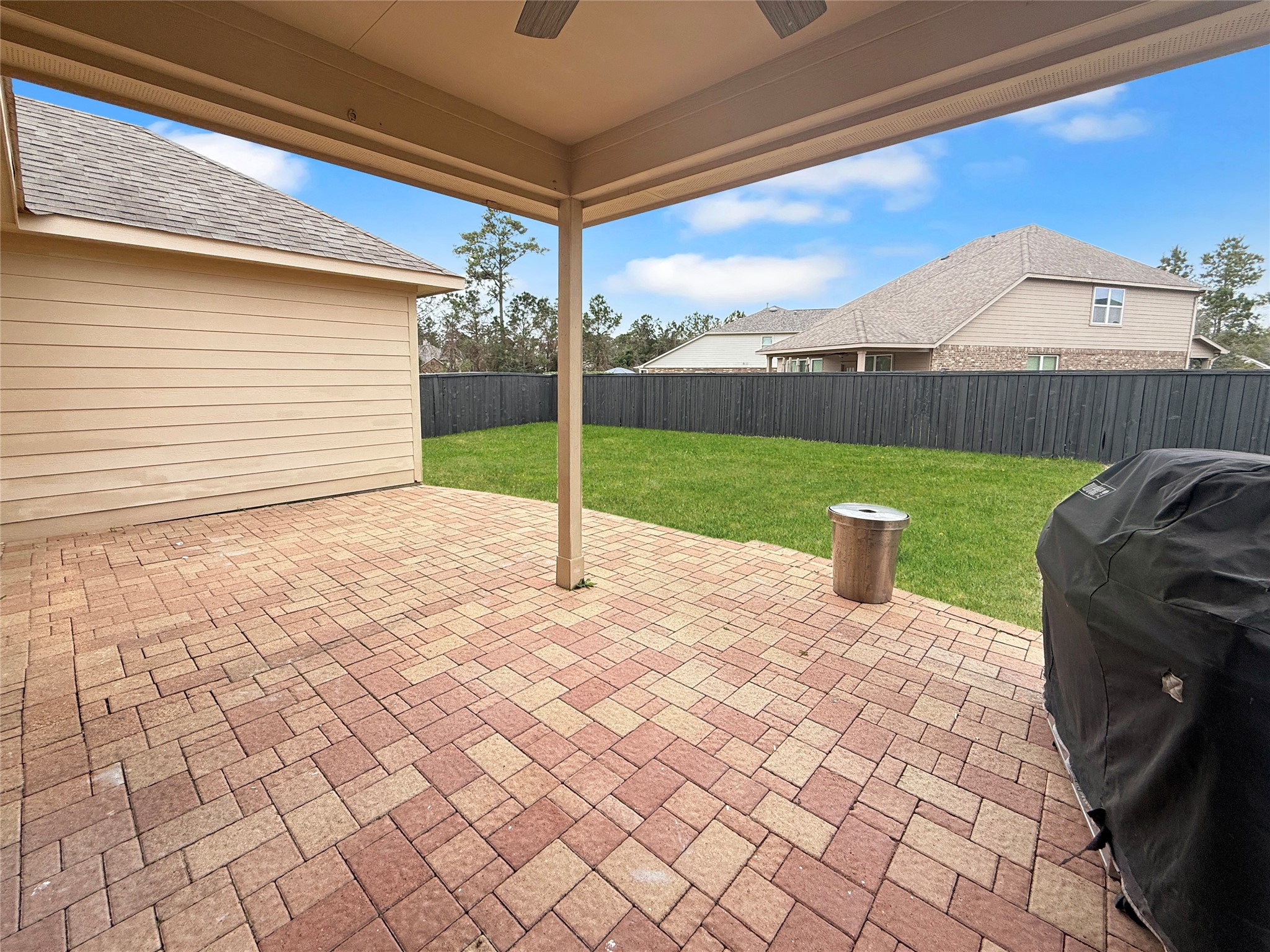 34 Hearthwick Road Tomball, TX 77375 - Photo 13 of 32 Huge patio and backyard