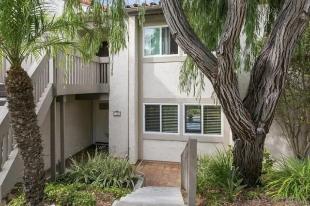 a view of a entryway door front of house