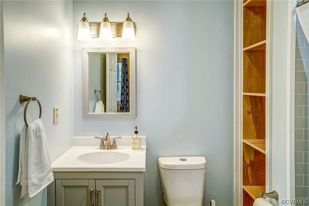 123 Plum Tree Circle Bumpass, VA 23024 - Photo 21 of 28 a bathroom with a sink and a toilet