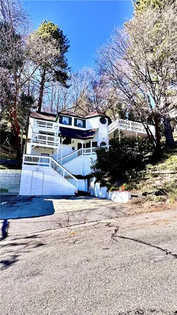 a view of a mountain with a mountain in the background