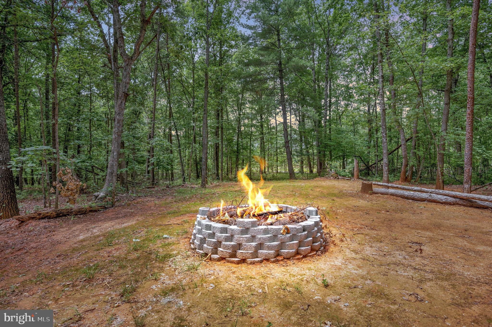 23066 Independence Road Unionville, VA 22567 - Photo 34 of 39 a view of a backyard with a fountain
