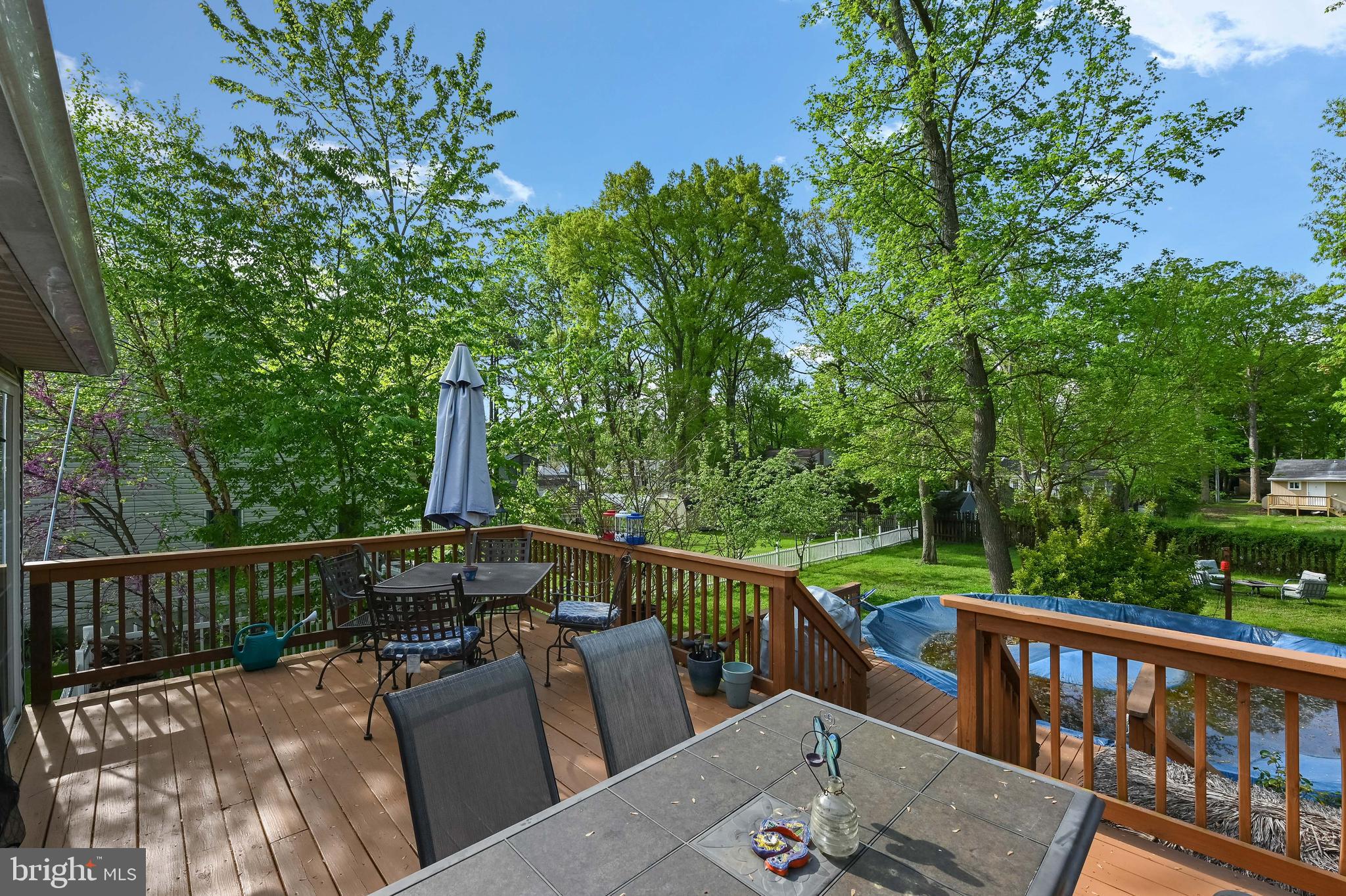 317 McKay Road Stevensville, MD 21666 - Photo 34 of 58 Deck overlooks above ground pool
