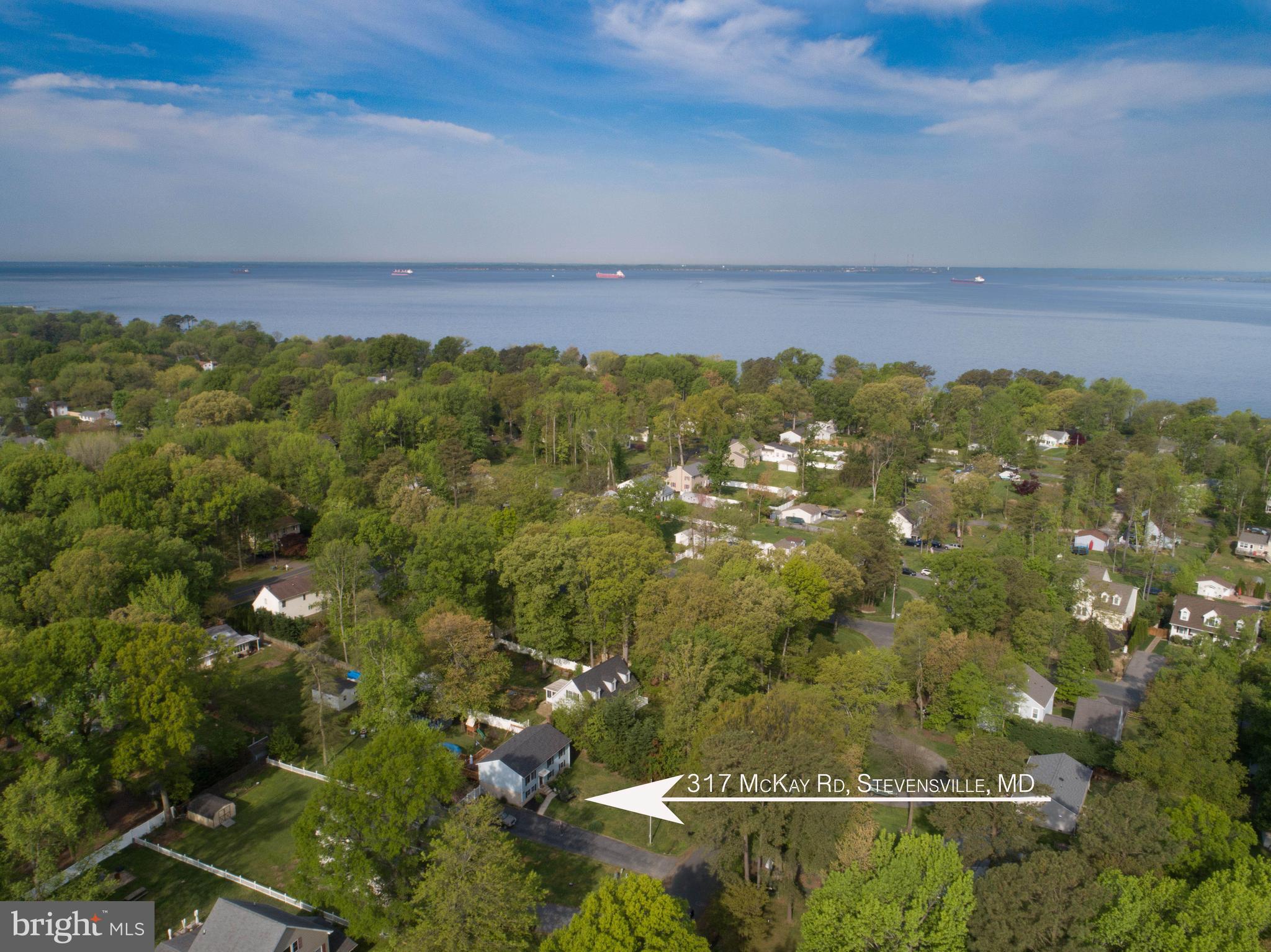 317 McKay Road Stevensville, MD 21666 - Photo 57 of 58 Aerial view of home