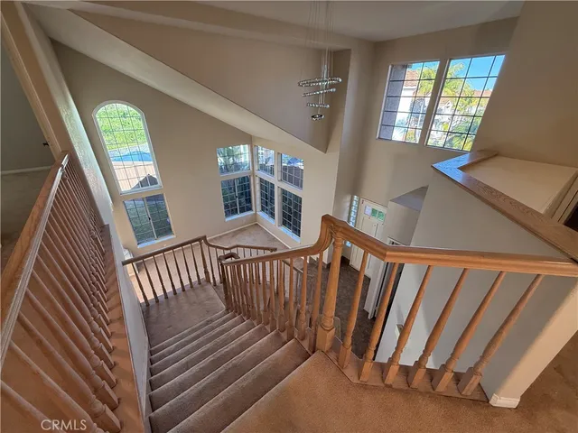 a view of an entryway with a window