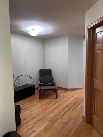 a bedroom with a bed and a cabinets