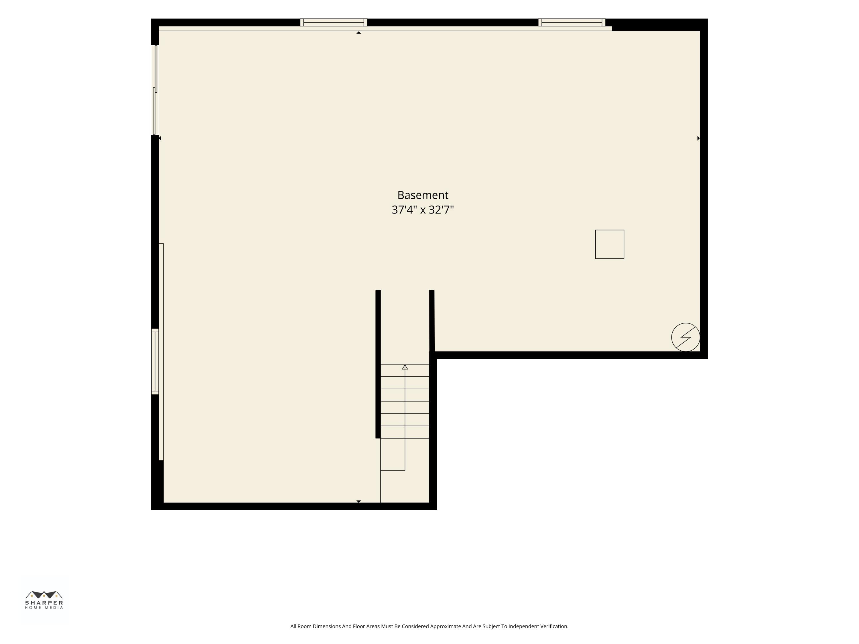1823 North Sutton Road Jackson, MI 49201 - Photo 44 of 46 Basement Floor Plan