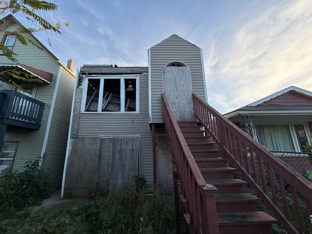 a view of outdoor space and deck