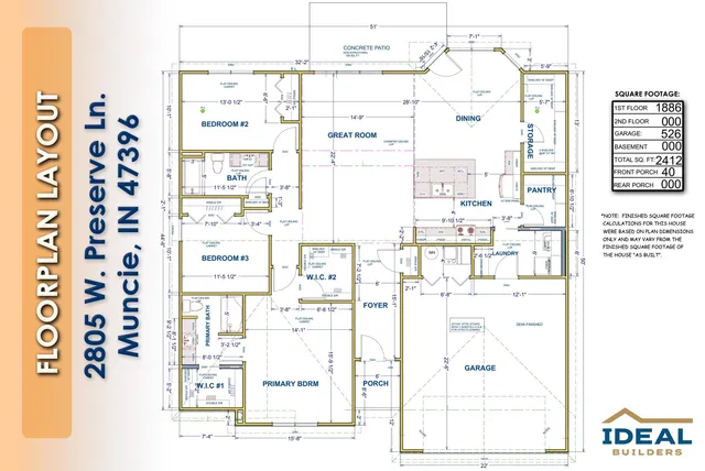 $352,682 | 2805 West Preserve Lane, Muncie, IN 47304