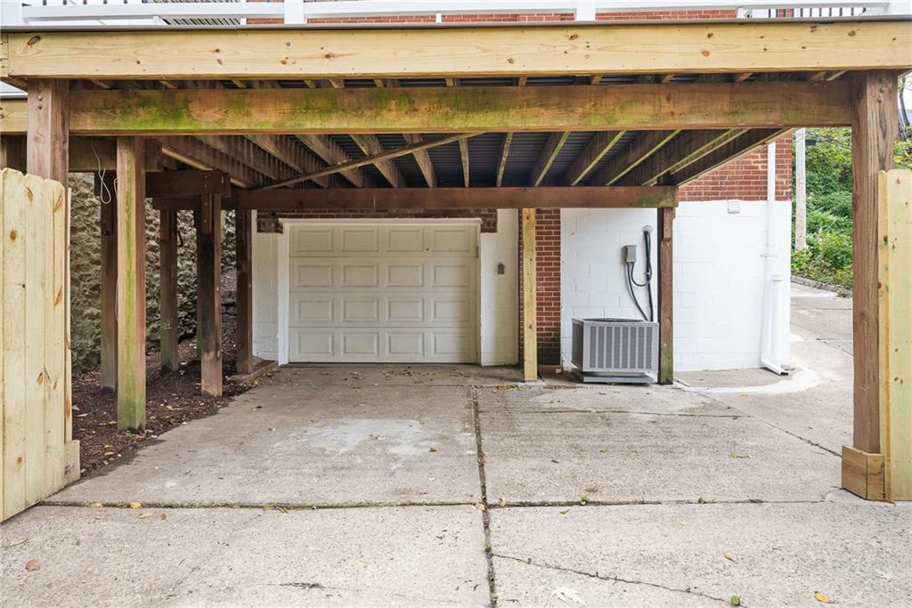 6 Tunstall Street Pittsburgh, PA 15207 - Photo 41 of 49 a view of a garage of the house