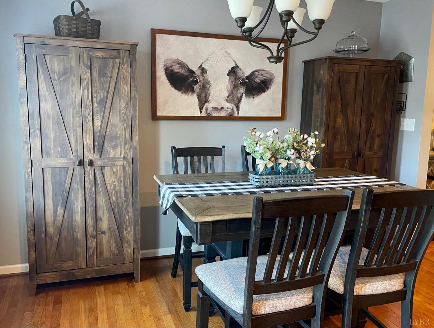 7207 Stage Road Concord, VA 24538 - Photo 10 of 29 a dining room with wooden floor