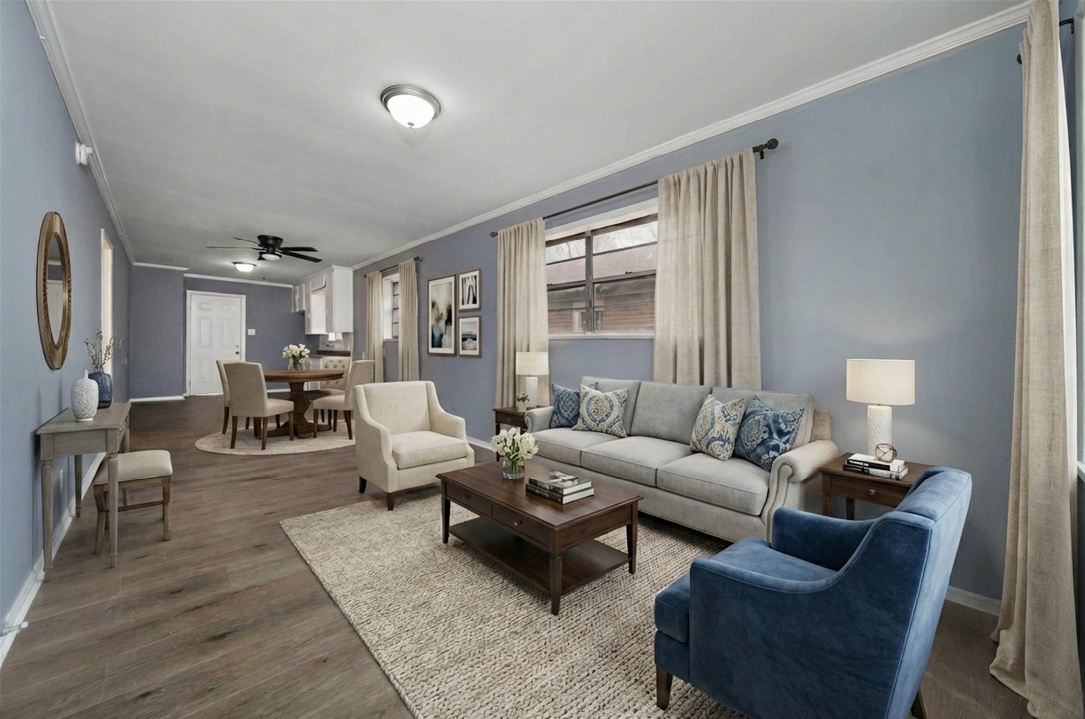 This a virtually staged photo, colors may vary slightly