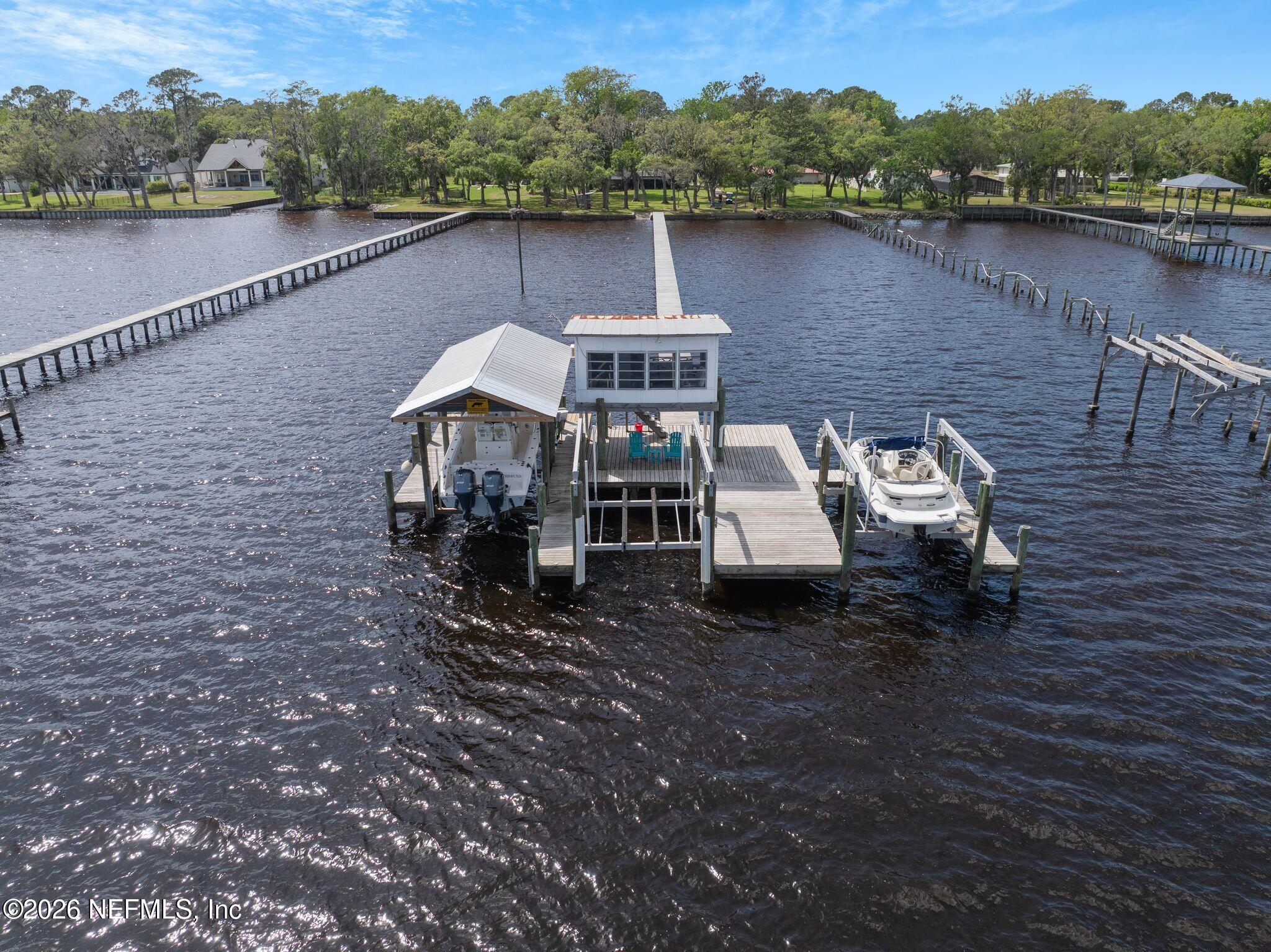 4743 Raggedy Point Road Fleming Island, FL 32003 - Photo 4 of 66 Shared Dock (middle boat lift)