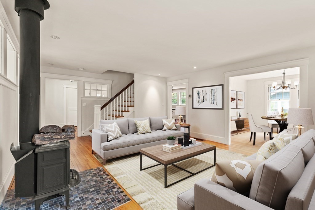 16 Anthony Road Bedford, MA 01730 - Photo 7 of 19 a living room with furniture and wooden floor