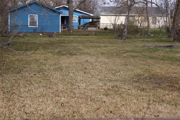 a backyard of a house
