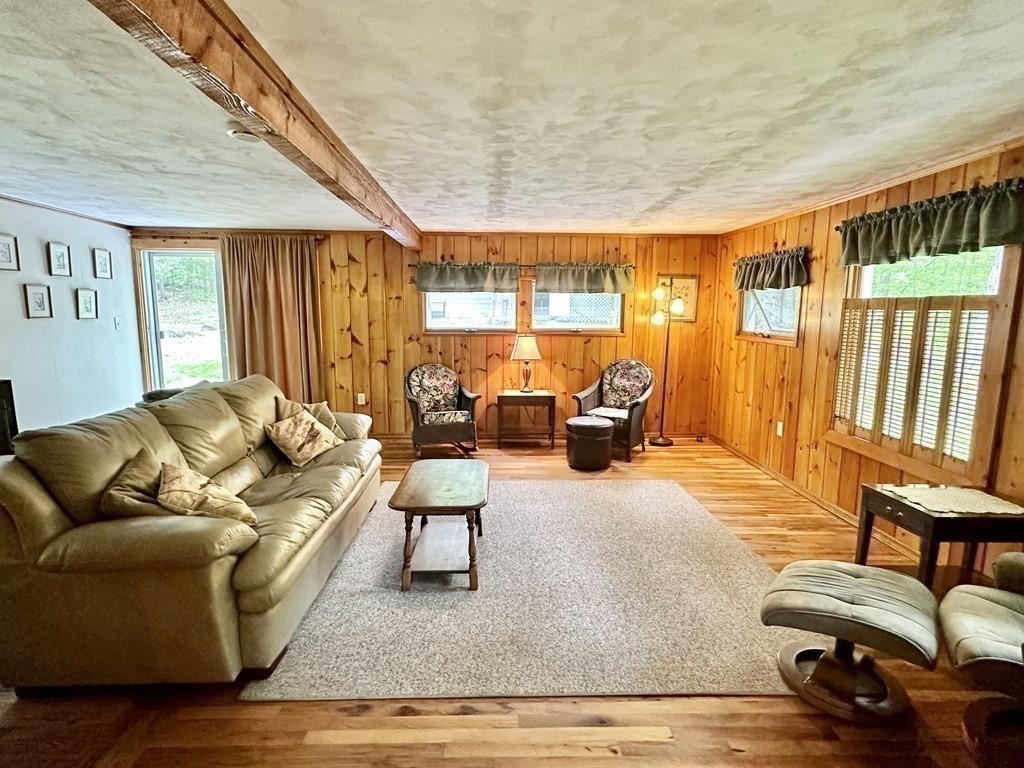 100 Aberdeen Road Goshen, MA 01096 - Photo 13 of 27 a living room with furniture and a large window