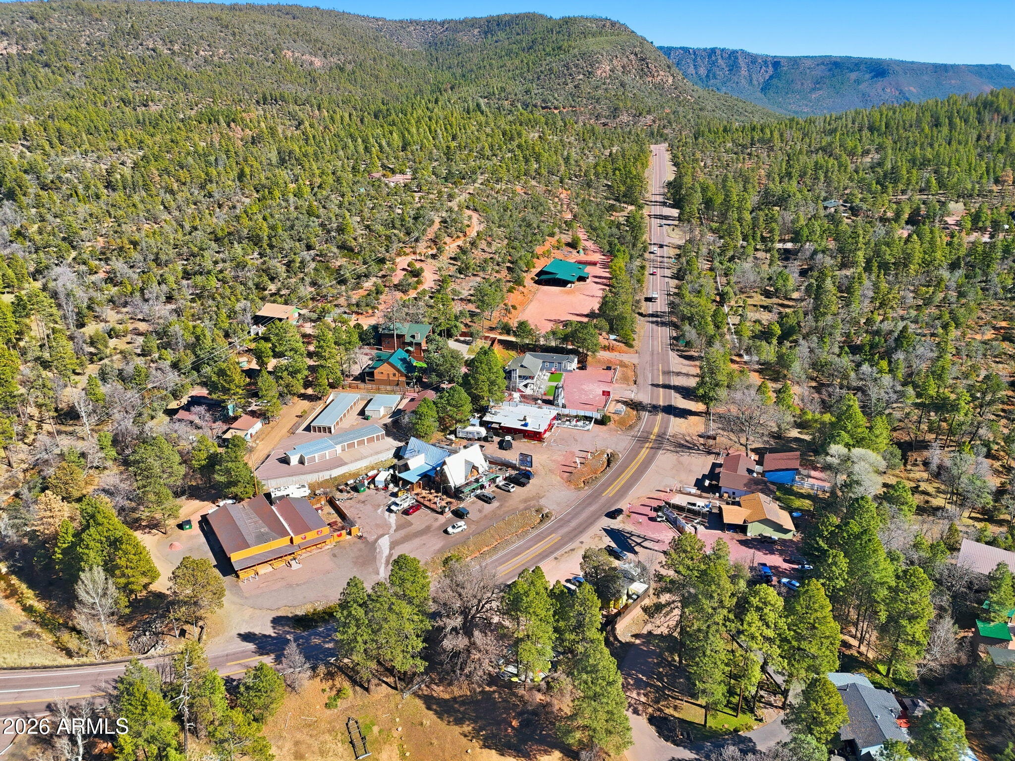 8247 Ralls Drive Pine, AZ 85544 - Photo 41 of 50 an aerial view of multiple house