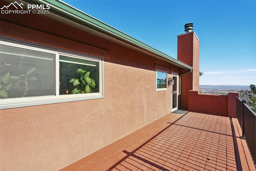 975 Crystal Park Road Manitou Springs, CO 80829 - Photo 2 of 38 a balcony view with a outdoor space