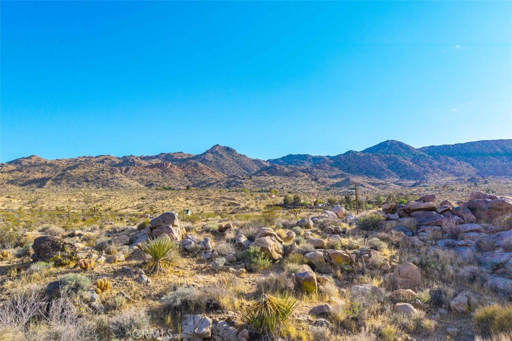 62570 Turtle Road Joshua Tree, CA 92252 - Photo 2 of 22 a view of a city with mountains in the background